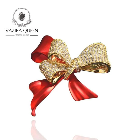 ⭐️🆕⭐️VQ Bowknot Brooch - Picture 1 of 4